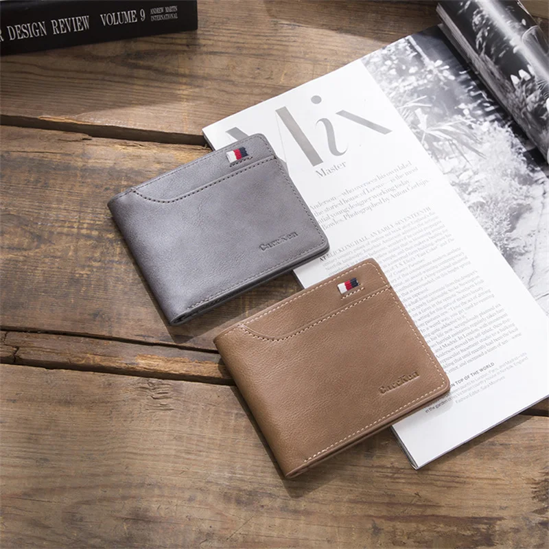 Cartera Hombre Purse For Men Wallet Luxe Homme Tarjetero Billetero Portfele Carteira Masculina Slim Card Holder Short Designer