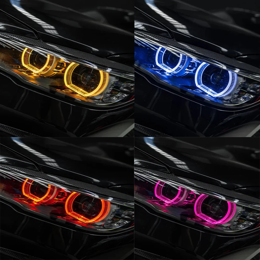 Многоцветные светодиодные платы RGB для BMW F20 F21 LCI серии 1 модуль Angel Eyes RGBW DRL 63117428425