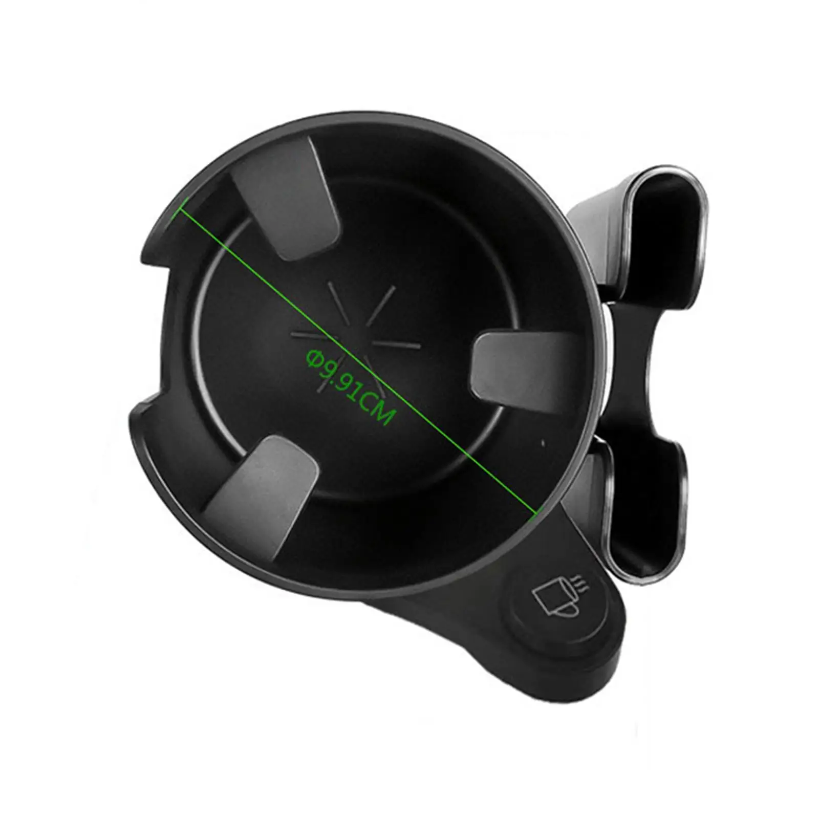 Универсальный автомобильный держатель для чашки Черный Многофункциональный