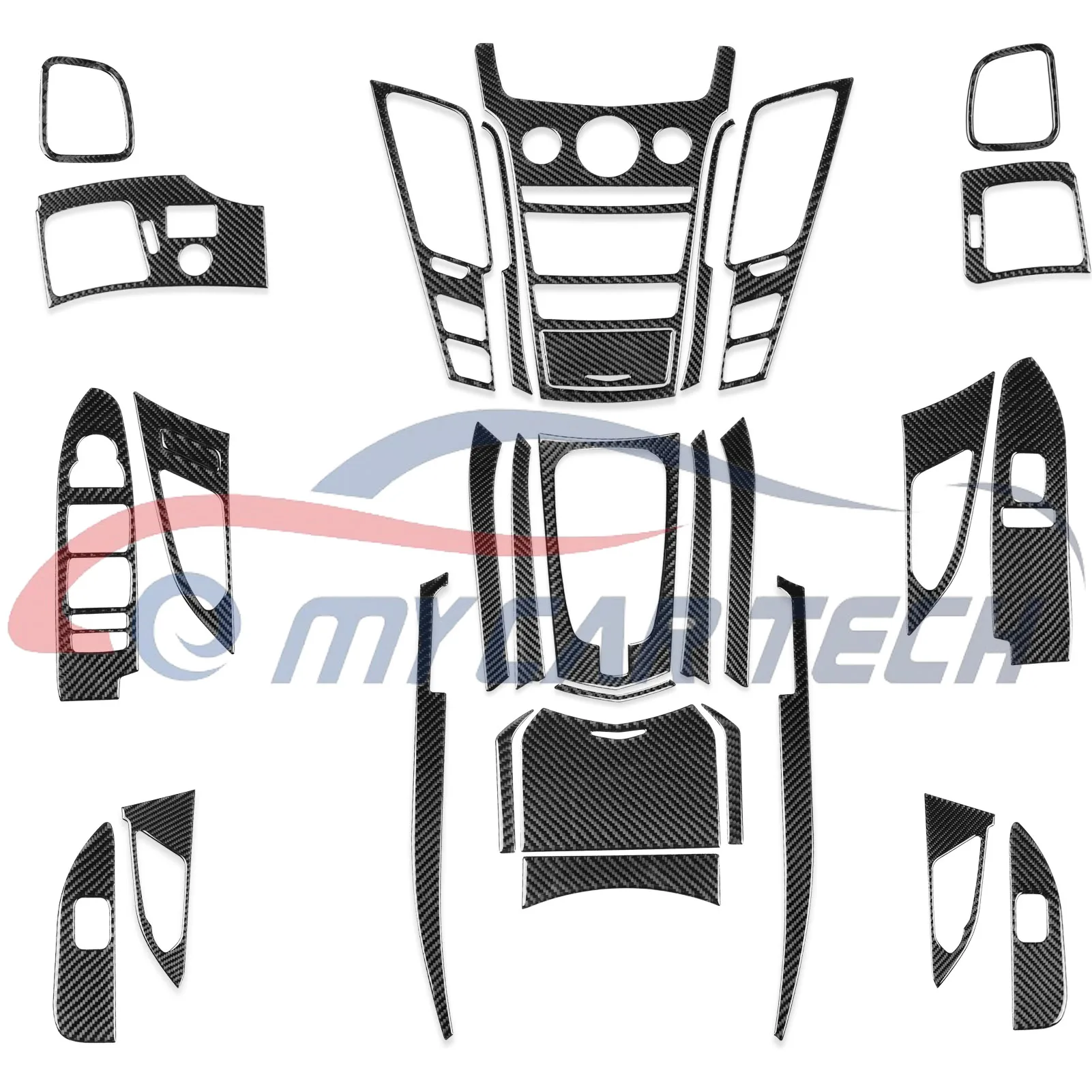 

car interior carbon fiber sticker for cadillac cts 2008-2013
