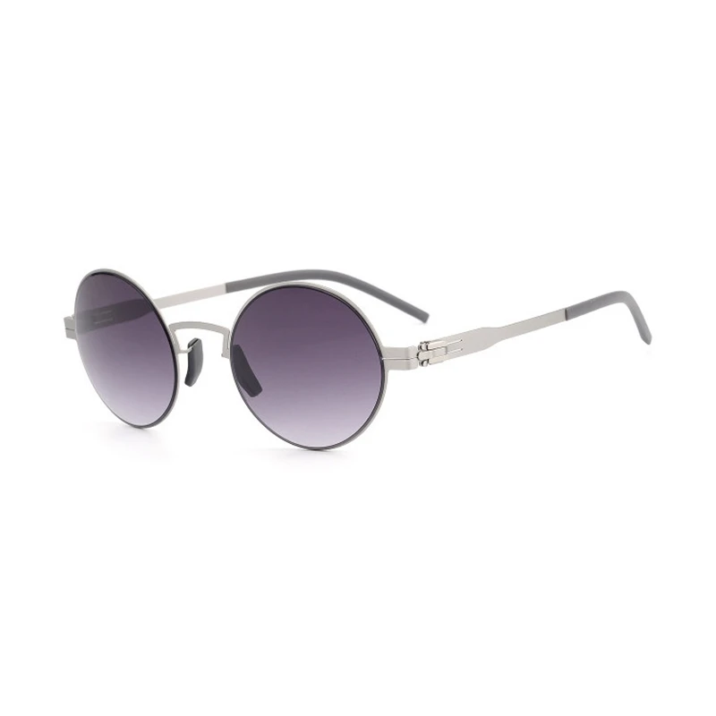 

Berlin Screwless Design Titanium Shades Sunglasses For Women Y2K UV Protection Retro Eyeglasses Oval Luxury Sun Glasses Man 2023