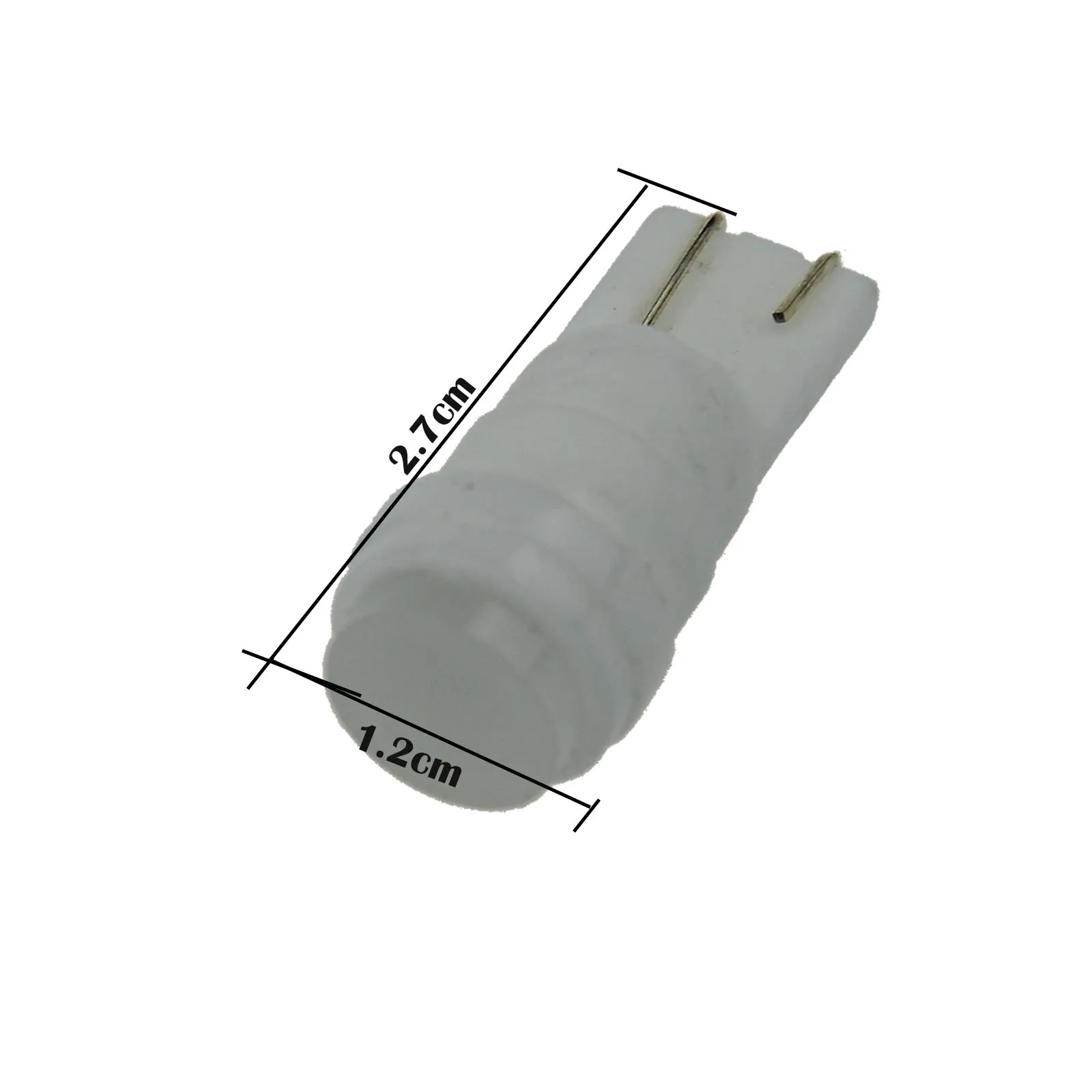 10x синий RV T10 W5W реверсивная фотолампа керамические 1 излучатели COB SMD фонарь 1252 2450