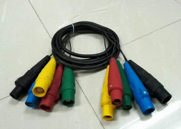 Штекер и гнездо camlock 400A коннектор powerlock 35 мм 50 основной кабель питания с замками