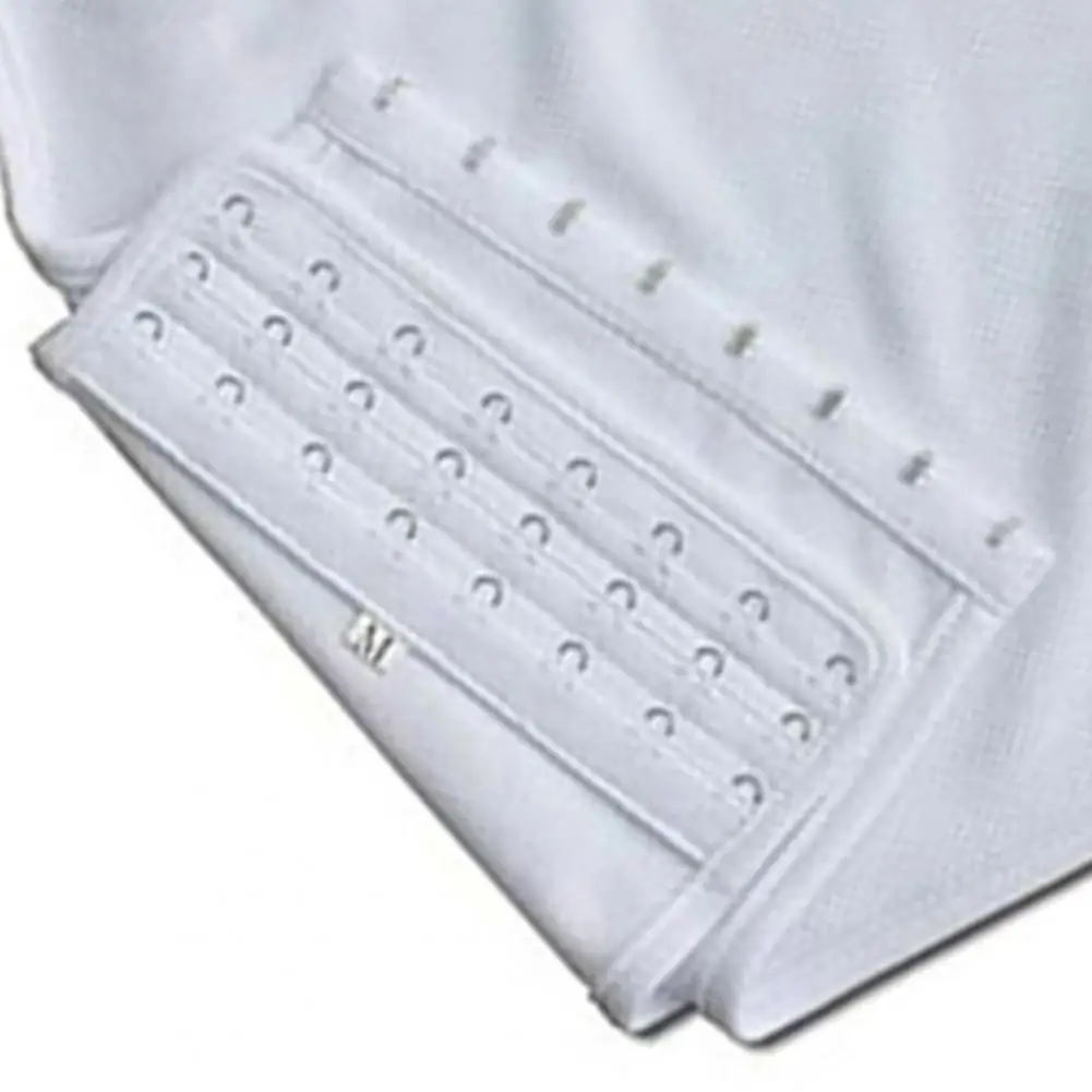 

New Breathable Buckle Short Chest Breast Binder Tran Vest Casual Shapers Tops Black and White Short Corset Tee Tops