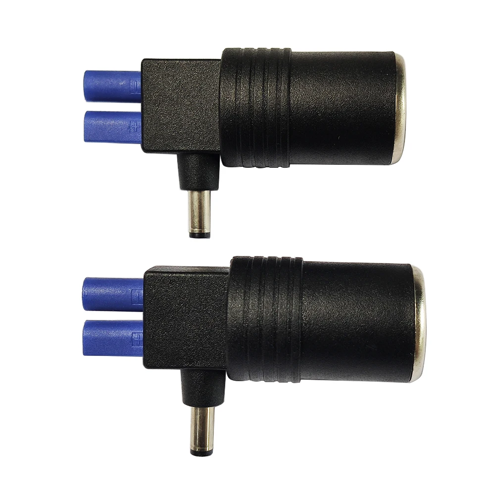 

2pcs Car Start Emergency Power Adapter EC5 Female To Cigarette Lighter Socket DC5521 Male For Auto Vacuum Cleaner Jump Starter