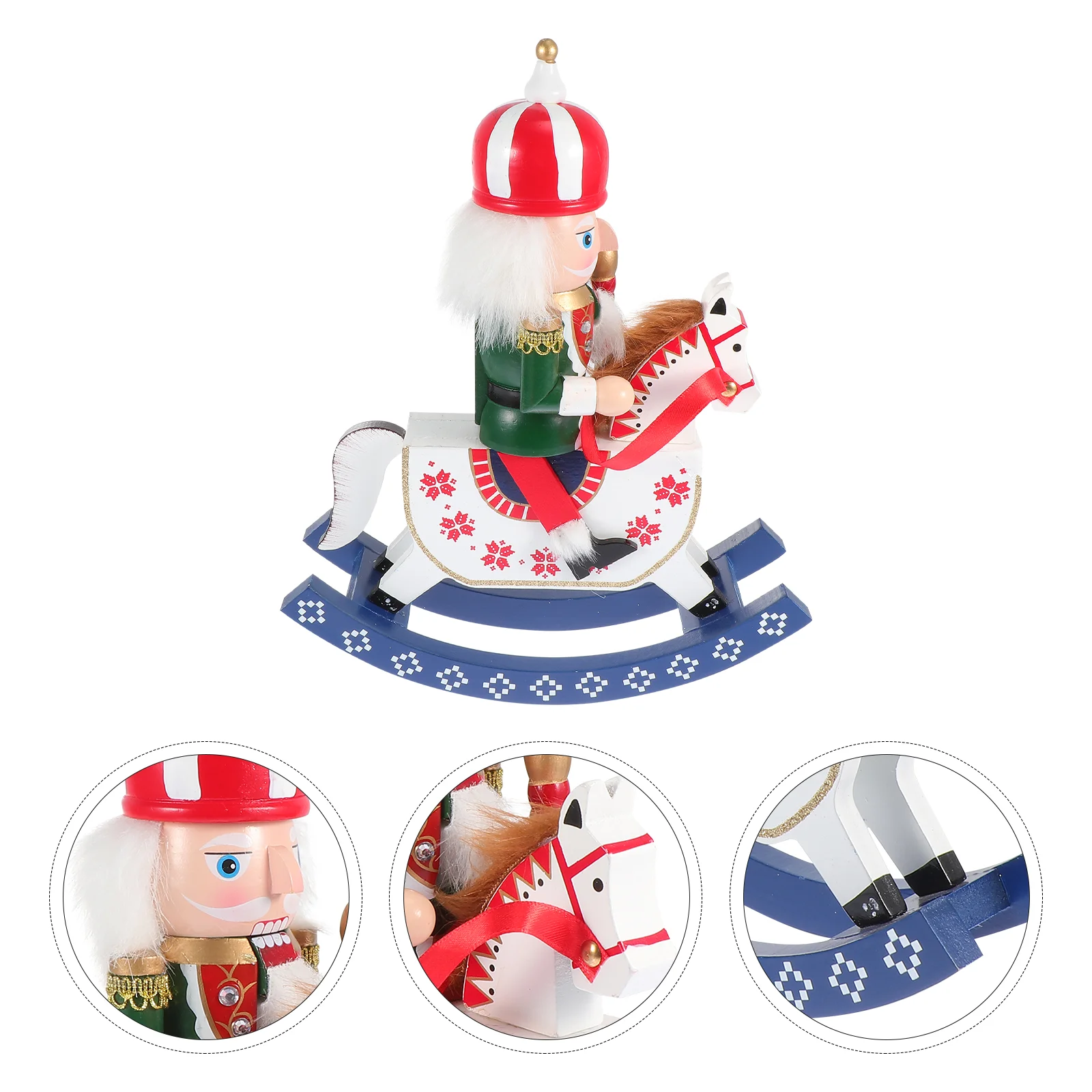 Вуди игрушечные украшения Hobbyhorse украшают Рождество Щелкунчик солдат украсить