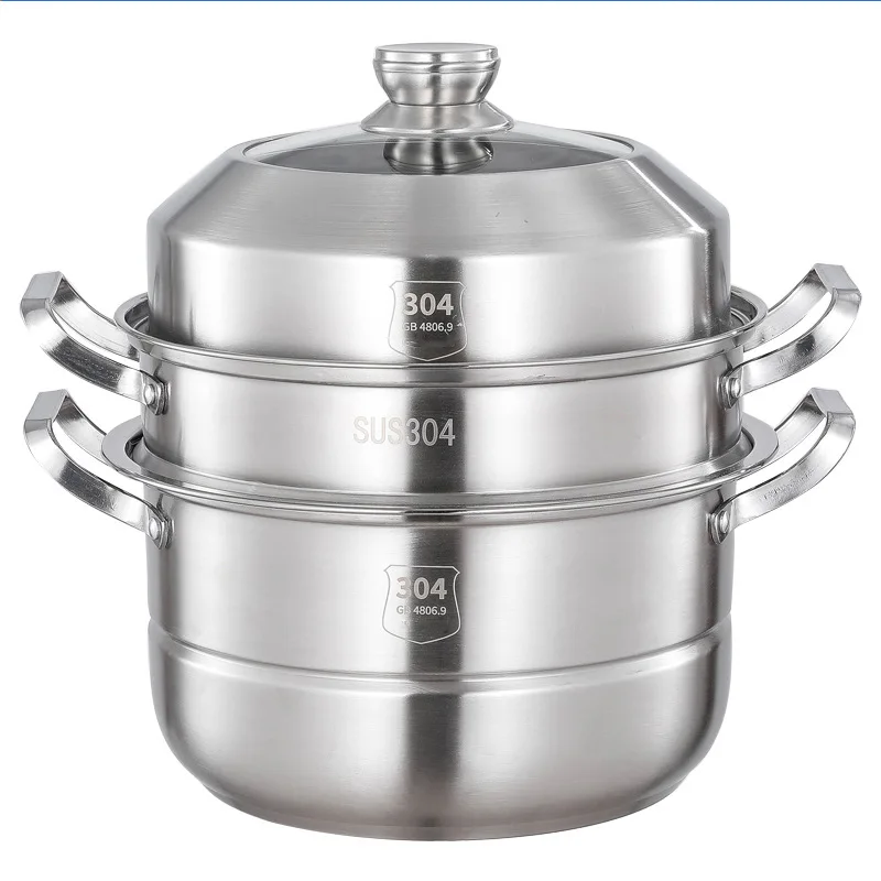 Отпариватель пищевой трехслойный из нержавеющей стали 304