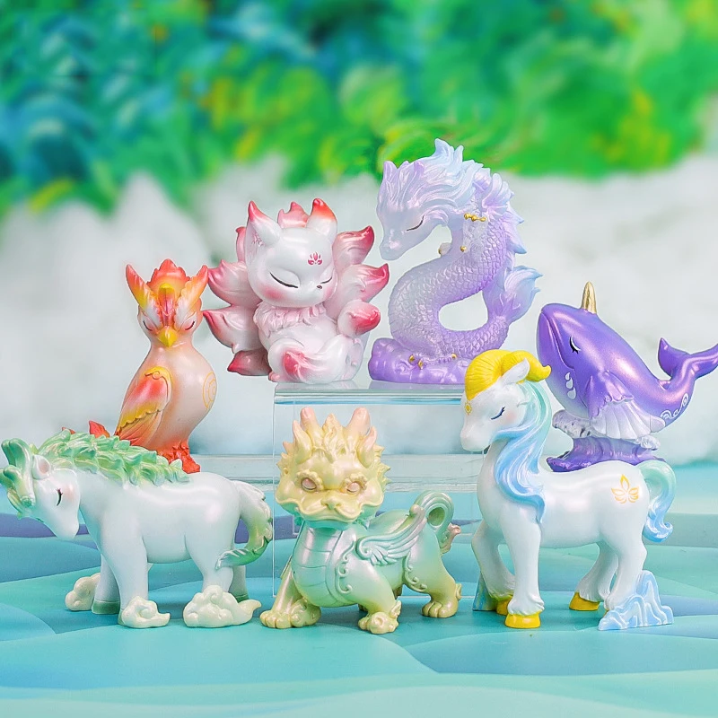 

Ancient Mythical Beast Legend Series Blind Box Toys Guess Bag Mystery Box Anime Figure Cute Model for Girl Birthday Gift