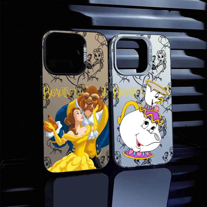 Disney Красавица и Чудовище для OPPO A98 A96 A95 A94 A78 A76 A74 A60 A58 A57 A55 A53 A38 A37 A36 A35 A31 красочная