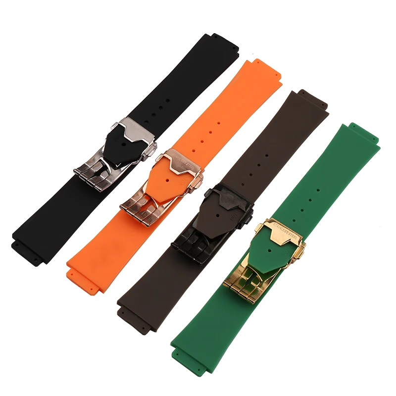 Watch Accessories 25 * mm 19 mm Natural Silicone Watch Strap For Hublot Strap Men's and Women's Watch Strap