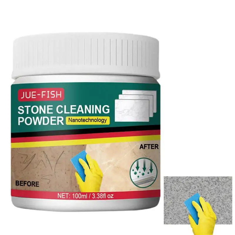 

Granite Marble Stain Remover Floor Tile Cleaner Deep Cleaning Stone Care Powder Strong Decontamination Granite Stone Cleaner