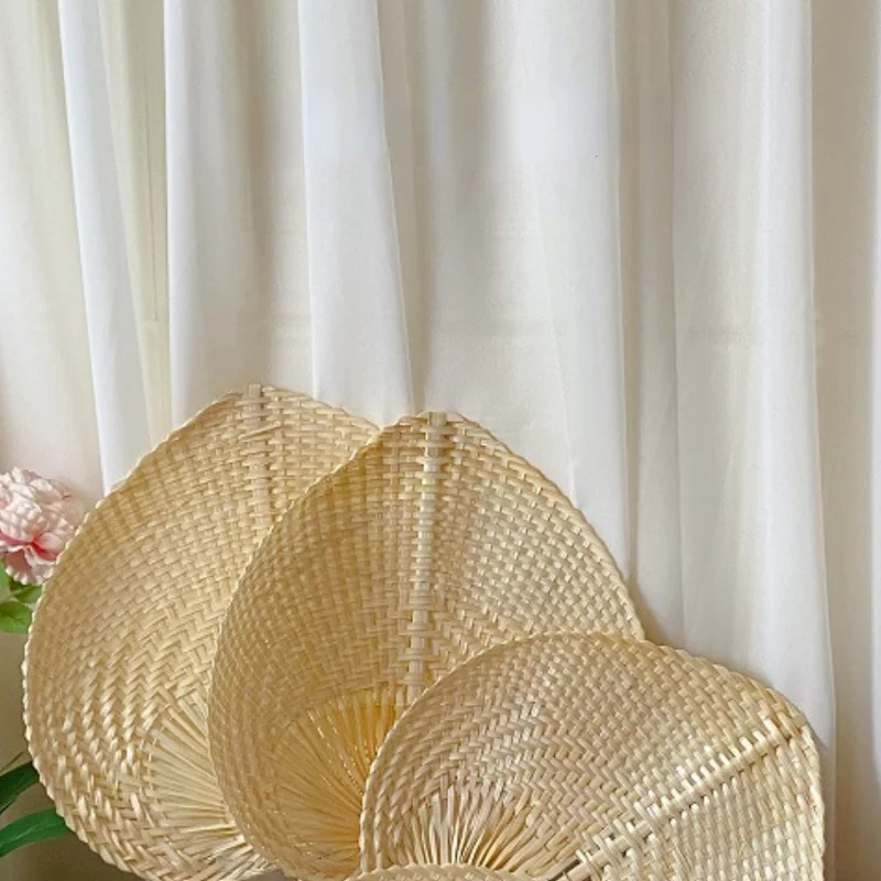 Бамбуковый веер соломенный крутой для кошки креативный с подсолнухом со