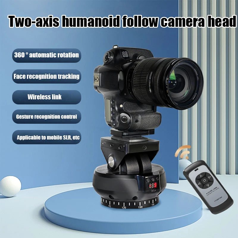 

Автоматическая камера слежения за лицом 360 ° карданный стабилизатор с пультом дистанционного управления видео в реальном времени следите з...