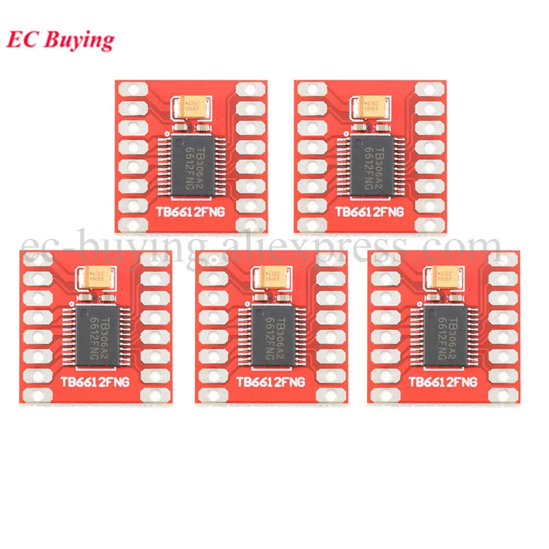 5/1 шт. TB6612 двойной модуль драйвера двигателя 1A TB6612FNG печатная плата для микроконтроллера Arduino лучше, чем L298N Electronic DIY