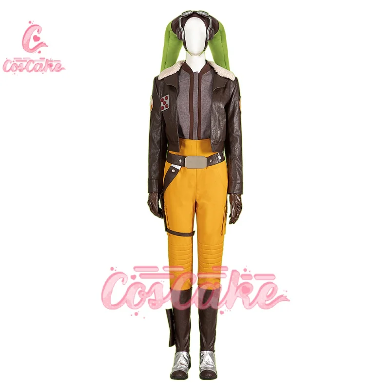 Костюм для косплея Hera Syndulla костюм асоки из фильма Аниме обувь пальто ролевых игр