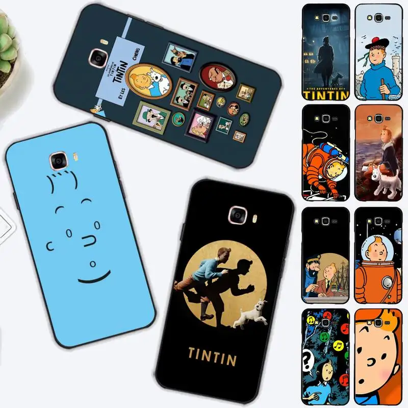 

Adventures Of Tin-Tin Phone Case for Samsung J 2 3 4 5 6 7 8 prime plus 2018 2017 2016 core