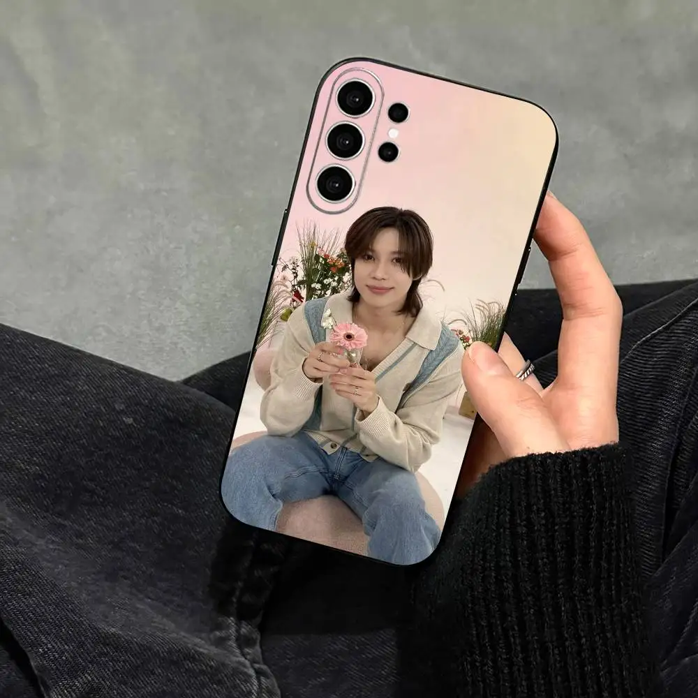 Фото Модный чехол для телефона с изображением корейского K-pop исполнителя Тэмина для Samsung S25, S24, S21, S22, S23, S30, Ultra, S20, Plus, Fe, Lite, Note, 10, черный чехол №5