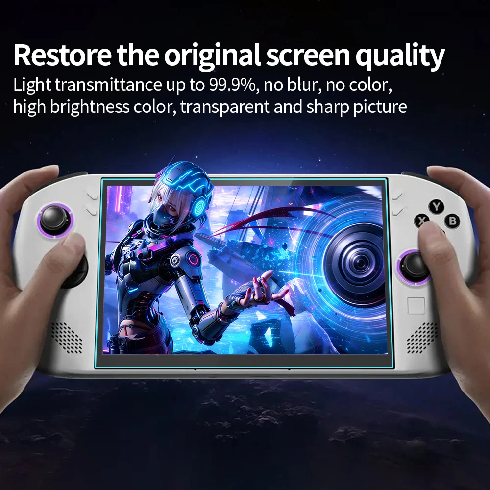 Фото Подходит для Legion Go S: защитная пленка с полным покрытием, высокой четкостью и защитой от царапин, защитные аксессуары. №3