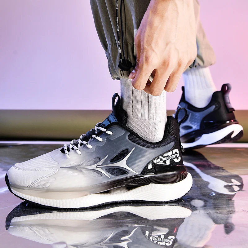 Men Running Shoes Marathon Outdoor Road Sport Shoes Stable Support Shock-relief Ultralight Rebound Men Sneaker Tenis Shoes