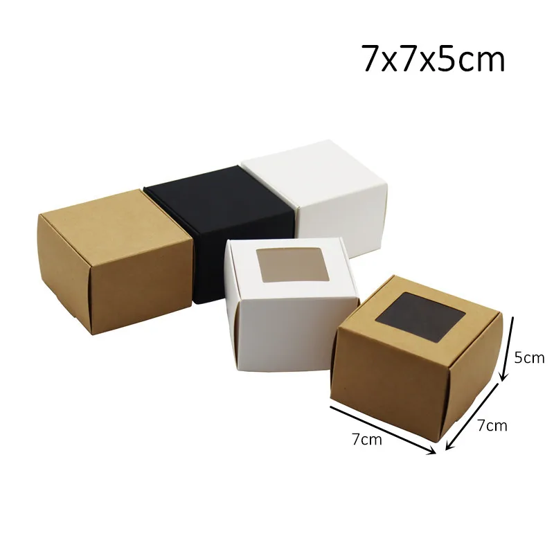 

50pcs /lot Kraft Paper Packing Boxes Small Gift Box For Handmade Soap/ Candy /Packing gift Boxes