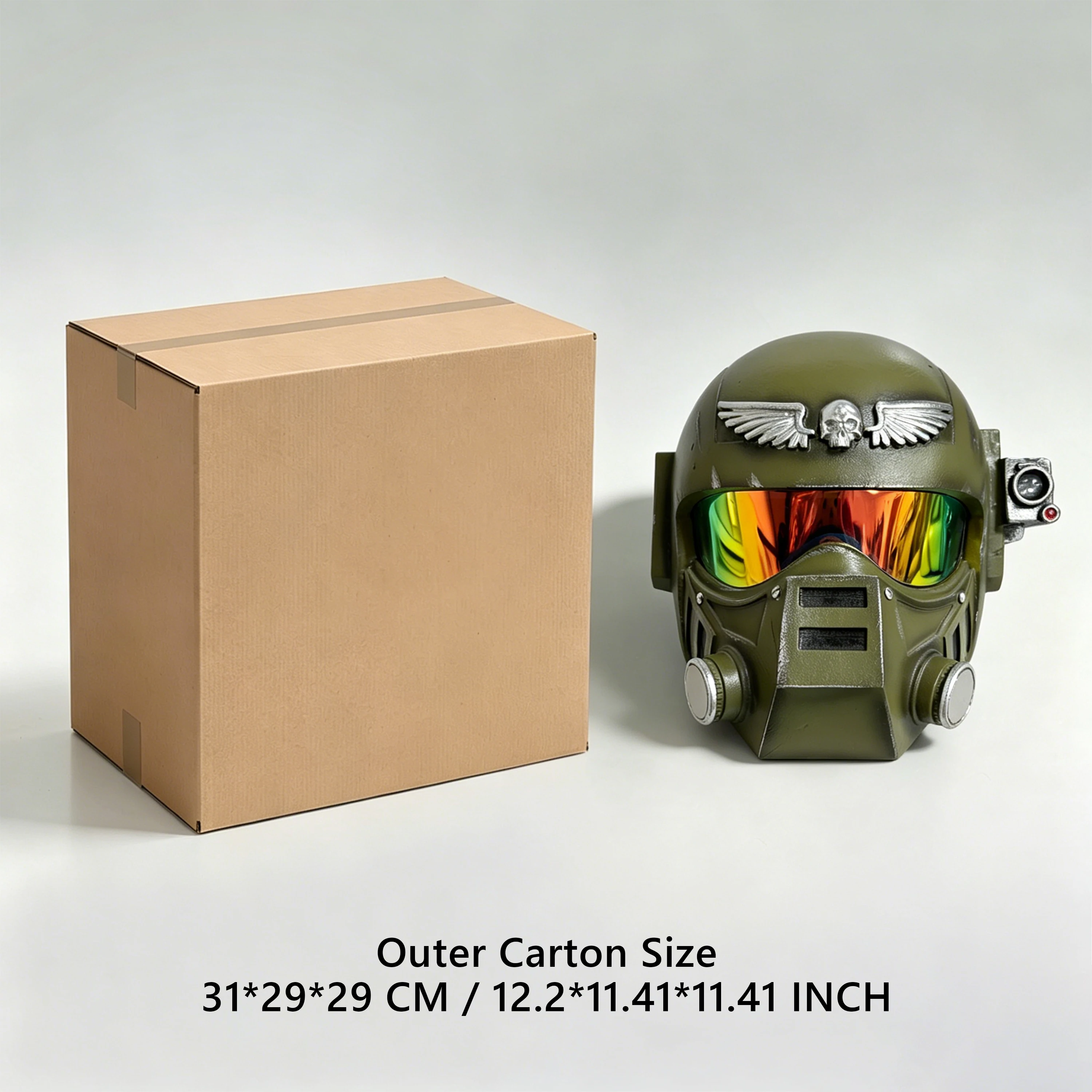 Шлем солдата Astra Militarum, научно-фантастический, из смолы, для косплея, реквизит для взрослых ролевых игр, коллекция на Хэллоуин, шлем Имперской гвардии (art.: 3920dbd91ca5f) - 3920dbd91ca5f