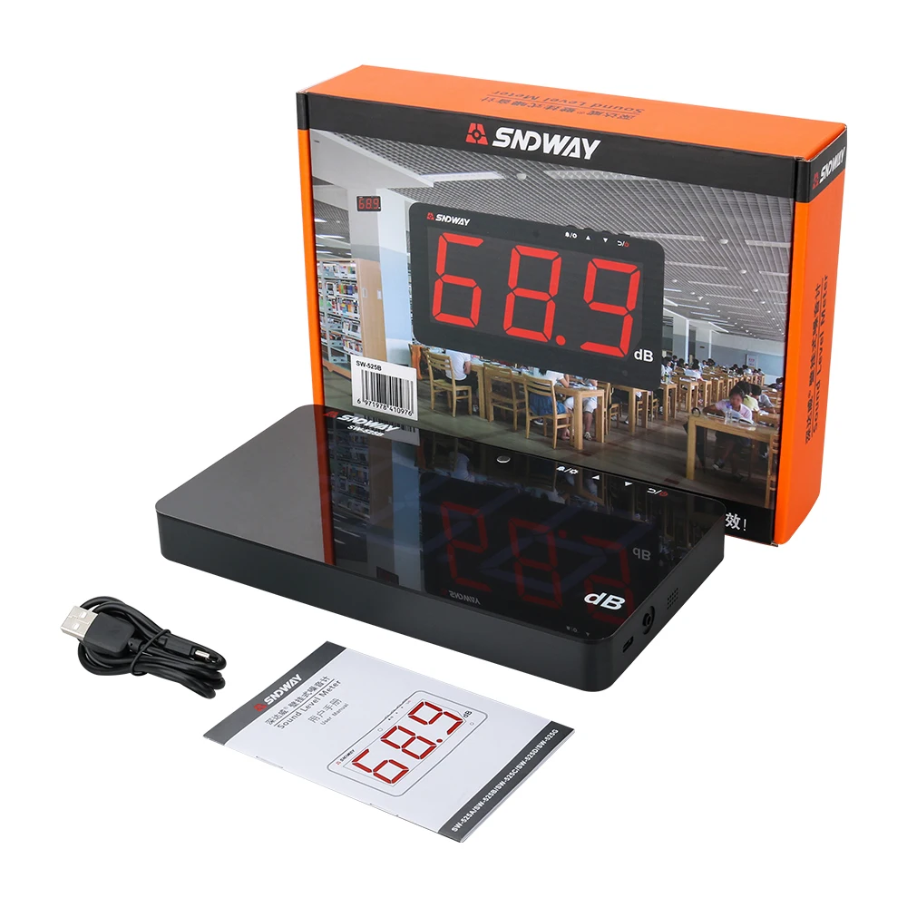 SNDWAY цифровой измеритель уровня звука 30 ~ 130 дБ децибел аудио измерительный прибор