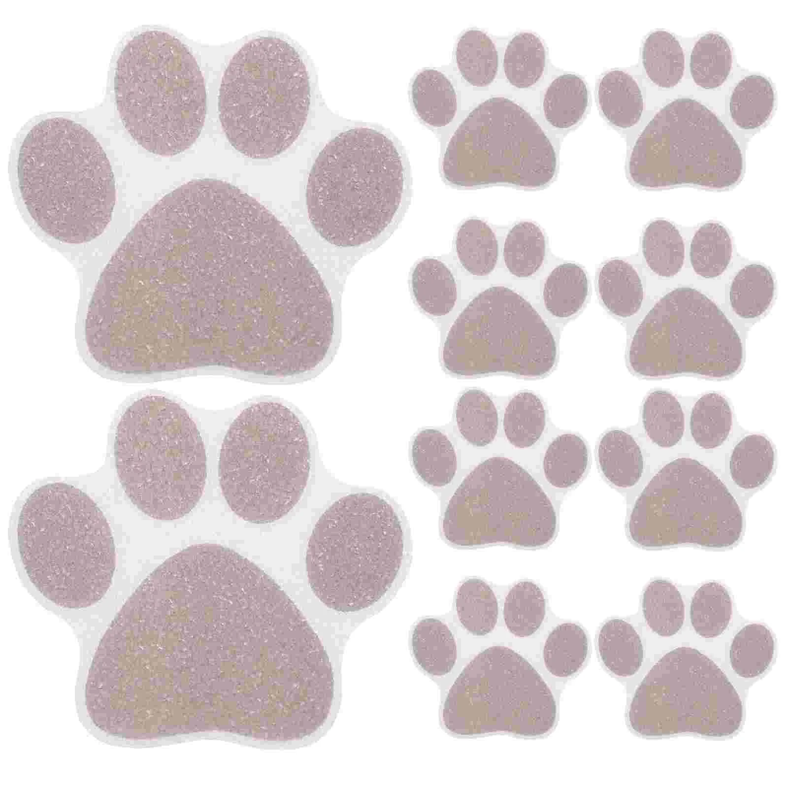 

Anti Slip Bathtub Stickers Colorful Paw Self-Adhesive Non Slip Bathtub Mat Bathtub Anti Slip Stickers Bath Tub Bathroom