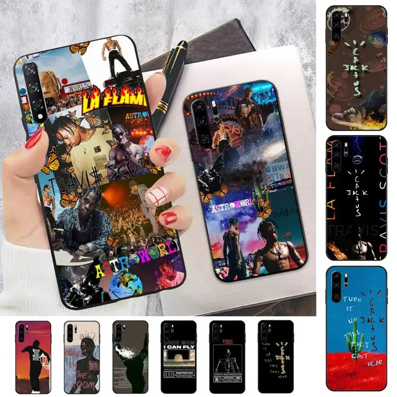 

Jackboys Travis Scott Phone Case for Huawei P30 40 20 10 8 9 lite pro plus Psmart2019