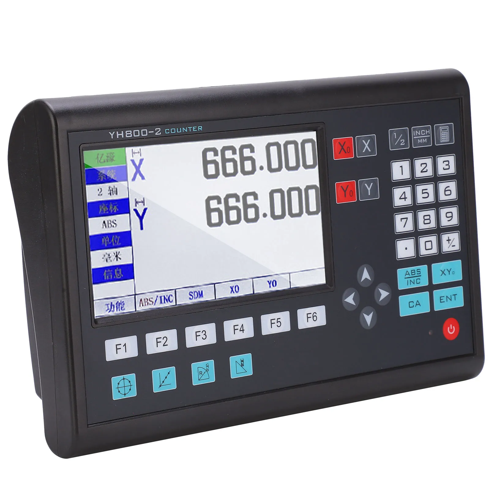 2-осевой ЖК-линейный энкодер с цифровым индикацией высокоточный инкремент TTL для