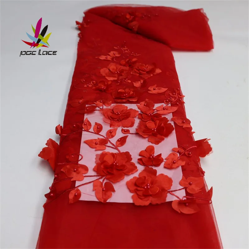 Розовая сетка легкое кружево 3d цветы декоративная ткань французское свадебное