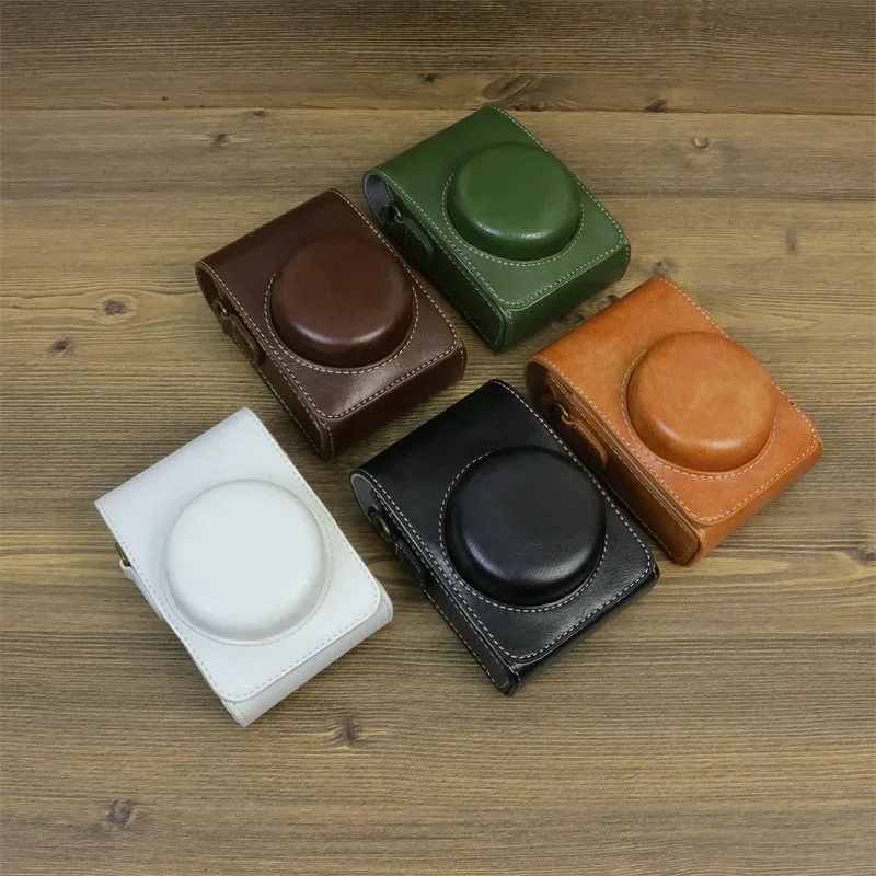 Сумка из искусственной кожи для Фотоаппарата Sony ZV-1II кожаный чехол цифровой