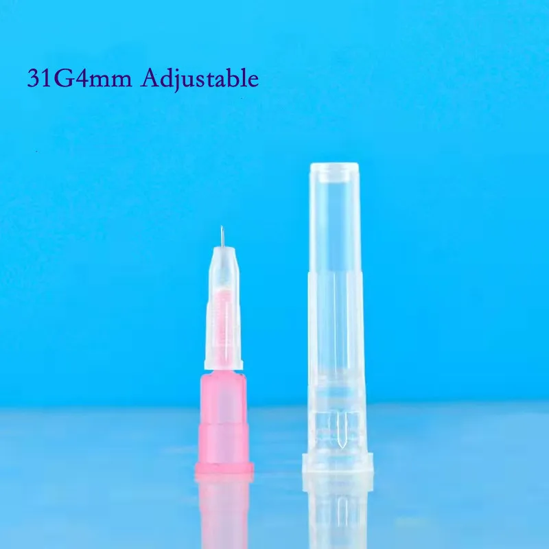Skin prick needle Piercing Transparent Syringe Injection glue Clear Tip Cap ForPharmaceutical injection 31G |
