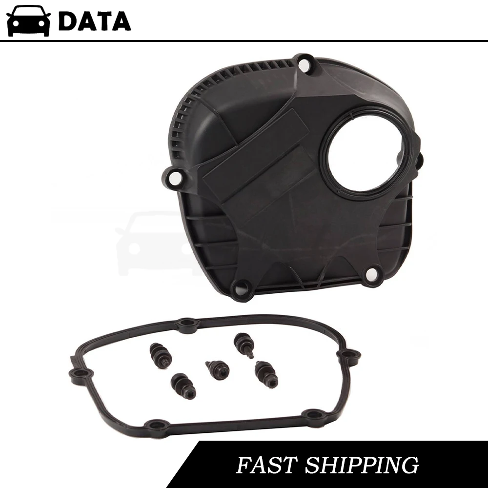 

Aluminum/Plastics Engine Upper Timing Chain Cover w/ Gasket for VW Jetta Golf GTI CC Audi A3 A4 A6 06H103269H 06H103269C