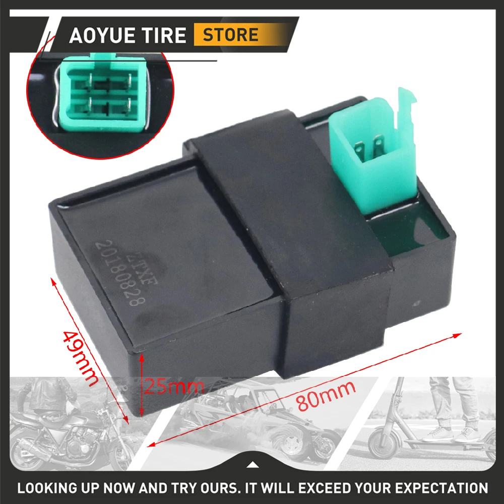 

4 Pin Ignition DC CDI Box For 50cc 70cc 90cc 110cc 125cc 140cc 150cc 160cc Engine Pit Dirt Monkey Bike ATV Quad Scooter Moped