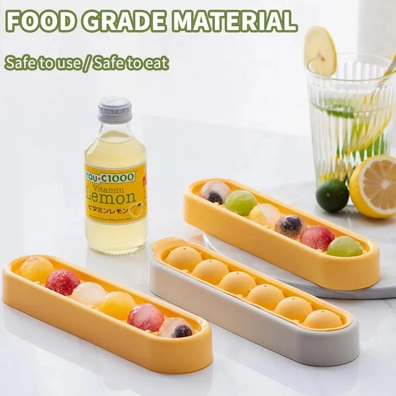 

12 Hole Ice-making Box DIY Ice Cream Ball Round Ice Hockey Ball Kitchen Bar Tool Household Ice storage Artificial ice maker