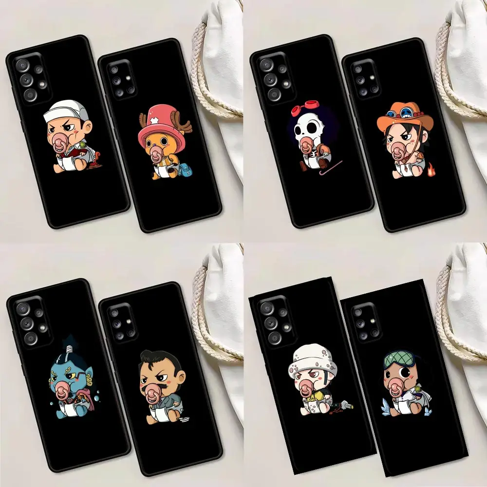 

One Piece kids Cartoon Phone Case for Samsung A01 A02 A03s A11 A12 A13 A21s A22 A31 A32 A41 A42 A51 4G 5G Soft Silicone Case