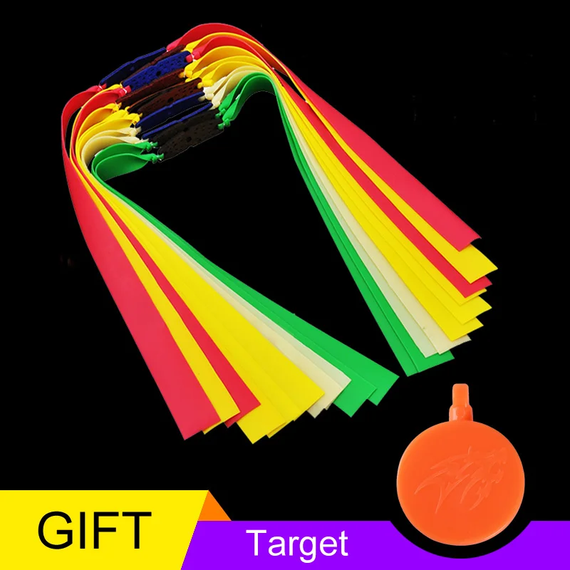 

Slingshot Hunting Outdoor Strong Traditional Natural Leather Tendons Group Elastica Rubber Band Hardware Accessories Tools