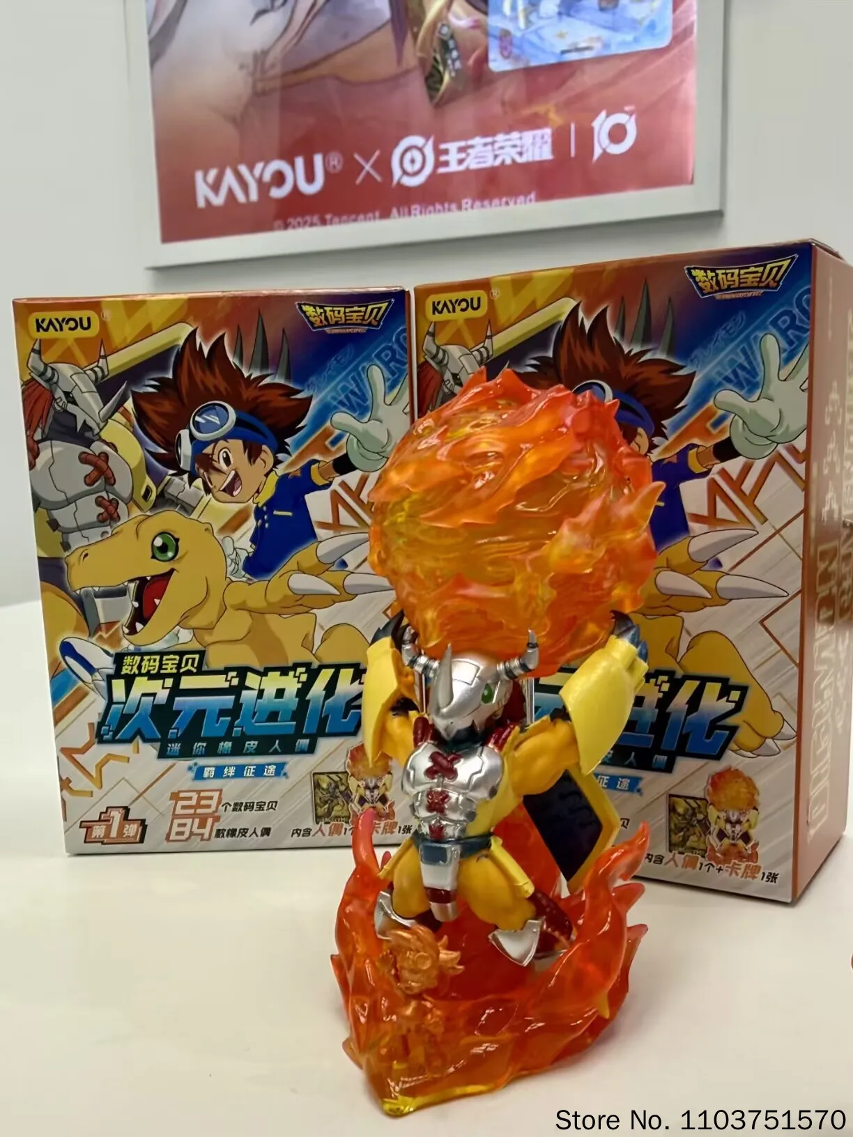 Фото Коллекционные мини-фигурки Kayou Digimon Dimensional Evolution, том 1, мега-редкие, резиновые: Варгреймон, Металл Греймон, Ангевомон. Подарок. №5