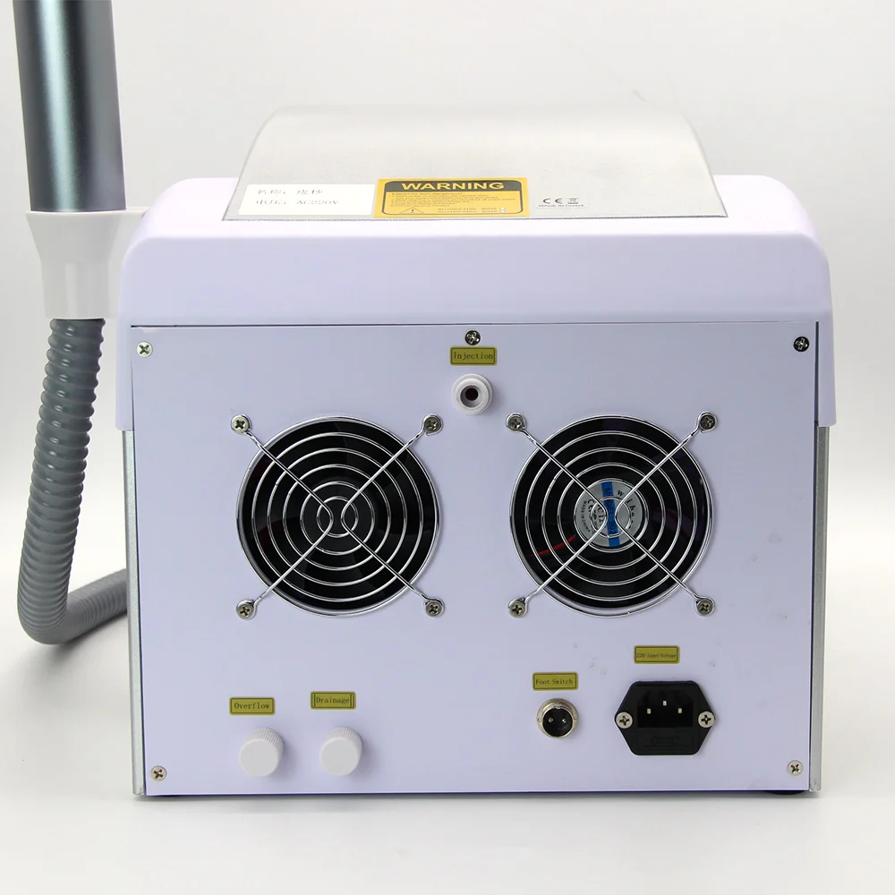 Фабрика пикосекунда 1064нм лазерная омыватель брови Q-switch и пигмент YAG татуировка