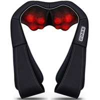 shiatsu neck and back massager with heat deep tissue kneading sports recovery massagers for neck back shoulders foot rela