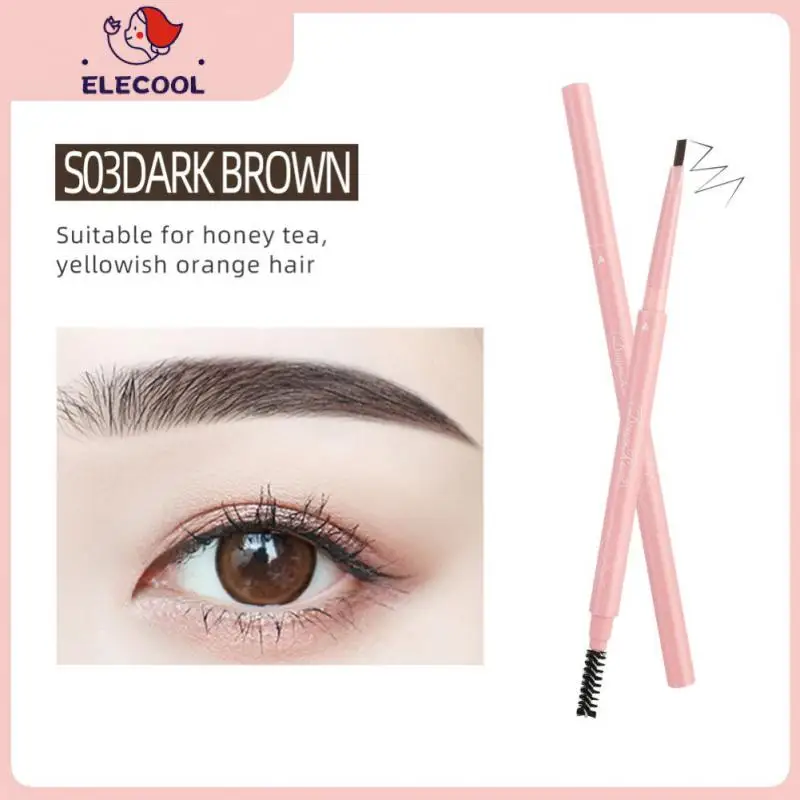 

Soft Smooth 0.5mm Eyebrow Pen Waterproof Brow Pen 4 Colors Extremely Fine Eyebrow Pencil Natural Eyebrow Gray Brown Eyebrow Pen