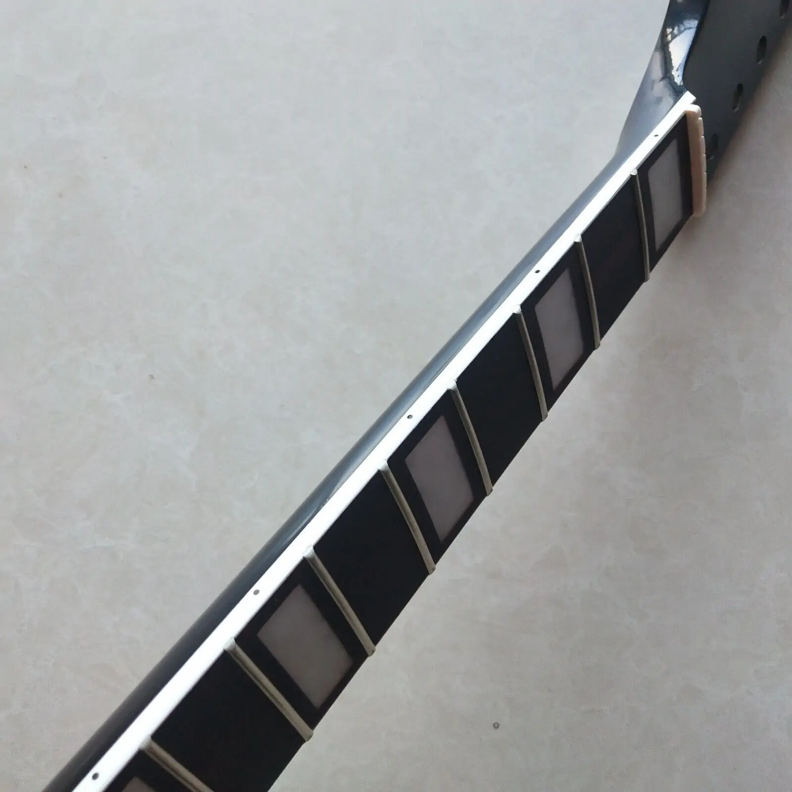 Reverse head Black Maple 22Fret Electric Guitar Neck 25.5inch Rosewood Fretboard enlarge