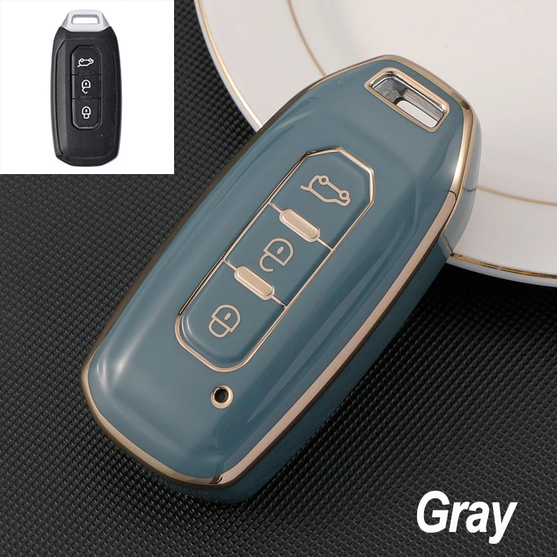 

Мягкий ТПУ чехол для автомобильного ключа чехол для Ford Ranger Escape Focus Kuga C-Max S-Max Galaxy Mondeo Transit Tourneo Fusion оболочка Fob