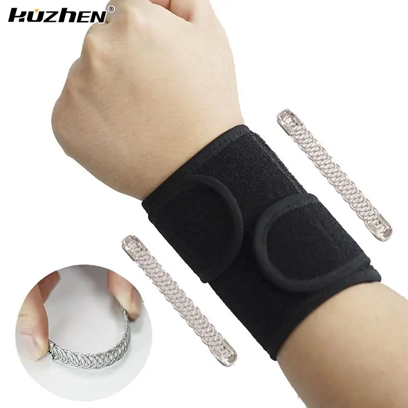 

1Pc Sports Adjustable Breathable Wrist Brace Wrap With Spring Support For Basketball Gym Training Safety Hand Bands Men Woman