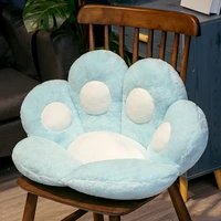 dog cat paw floor pillow home sofa office chair cushion cartoon animal footprint plush pillows child kids seat bedroom mat cute