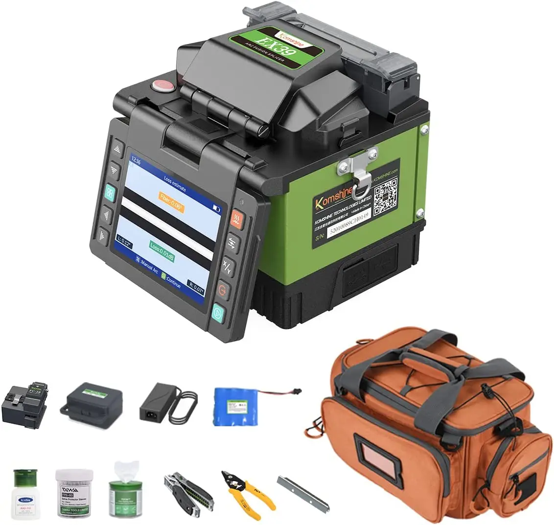 Komshine EX39 Мини-сварщик оптического волокна Ручной аппарат для сращивания волокон