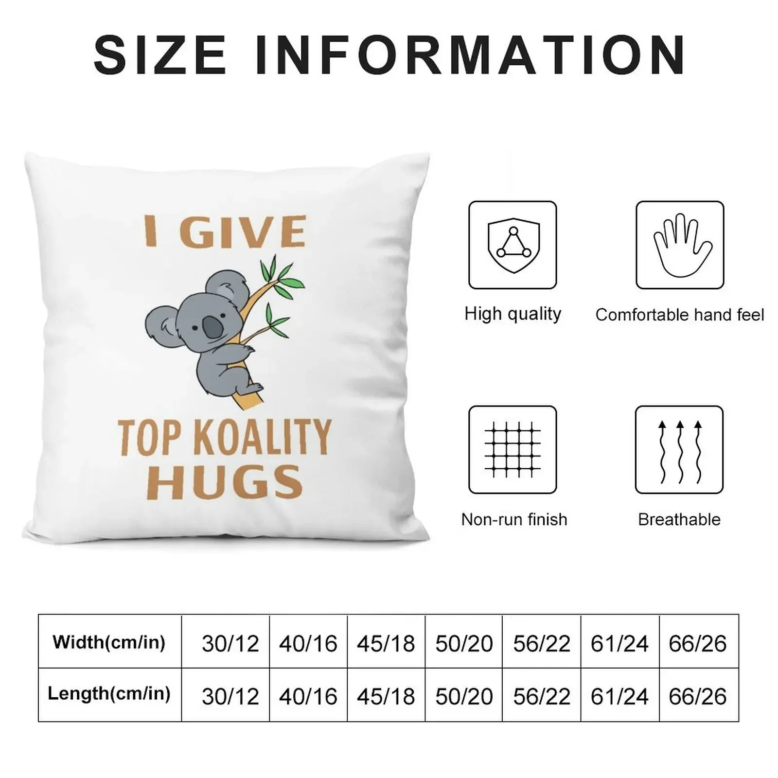 I Give Top Koality Hugs Декоративная подушка Диванные подушки Роскошные декоративные