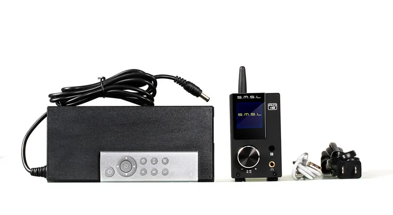 SMSL AD18 80 Вт * 2 DSP HIFI Bluetooth чистый цифровой аудио усилитель оптический/коаксиальный