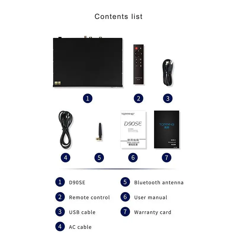 TOPPING D90SE ES9038Pro MQA ЦАП Bluetooth 5 0 DSD512 PCM768 кГц Полностью балансный Hi-Fi декодер