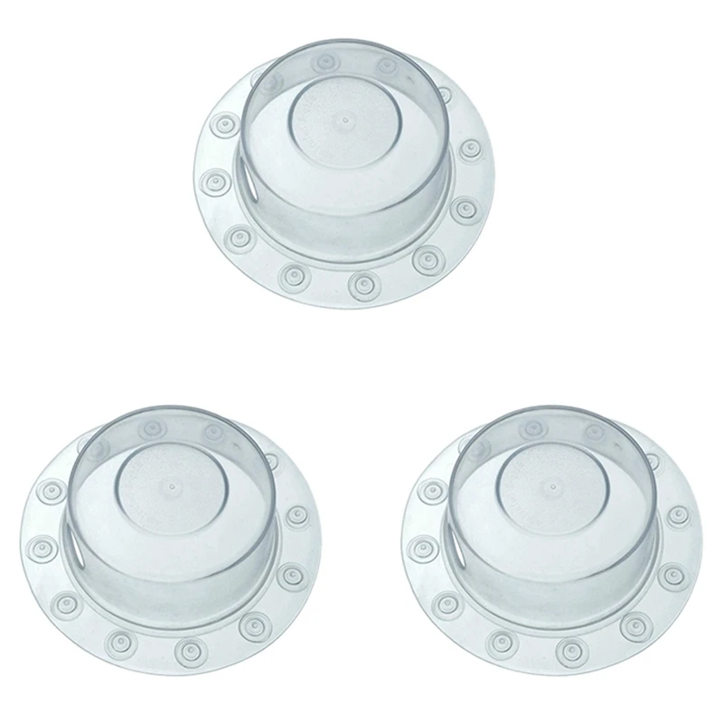 

3X Bathtub Overflow Drain Cover Suction Cup Seal Bathtub Stopper For Deeper Bath For Bathroom Overflow Drains